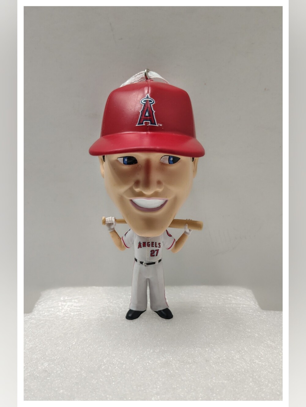 Los Angeles Angels ⚾ #27 Trout ⚾ Hanging Bobblehead Figure - 4.5" Tall